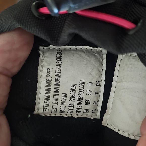 Kids Black and Purple Snow Boots - Picture 2 of 2